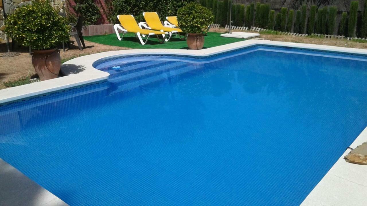 Casa Encantadora Con Piscina Privada Y Chimenea Villa Las Jaras Eksteriør billede